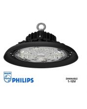 Suspension Industrielle LED HighBay UFO 100W dimmable 150L/W IP65