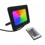 Projecteur LED Couleur RGB avec télécommande 50 Watt Intérieur/Extérieur