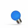 Lampe LED bleue avec culot E27 1 Watt