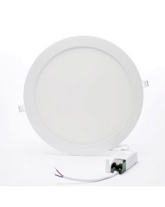 Dalle LED Encastrable Ronde Ø300mm Blanc 24 watt