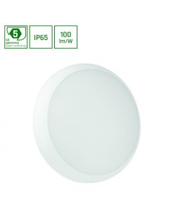 Surface-Mounted LED Lamp IP65 Round Outdoor CCT 18W 230V