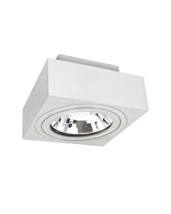 LED Spot AR111 GU10 Surface-Mounted White Square IP20 145X145X85mm Regulated Eye