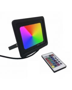 Projecteur LED Couleur RGB avec télécommande 50 Watt Intérieur/Extérieur