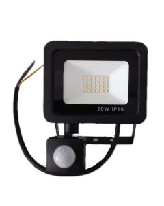 Projecteur LED extérieur avec détecteur de mouvement LED 20W et 100L / W IP66