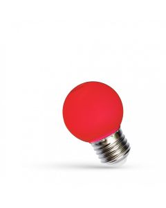 Lampe LED rouge avec culot E27 1 Watt