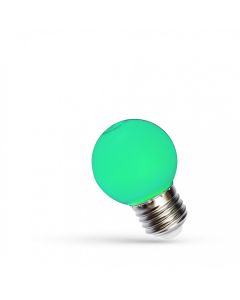 Lampe LED verte avec culot E27 1 Watt