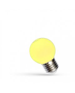 Lampe LED jaune avec culot E27 1 Watt