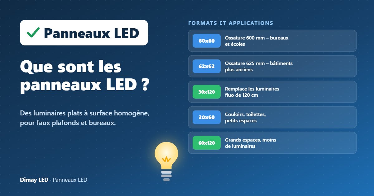 Infographie : que sont les panneaux LED ?